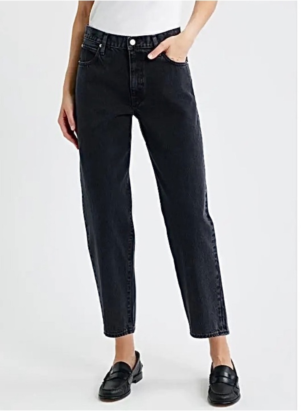 FRAME The Candle Barrel Jeans Mystic
